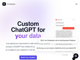 Chatbase - Build an AI chatbot trained on your data.