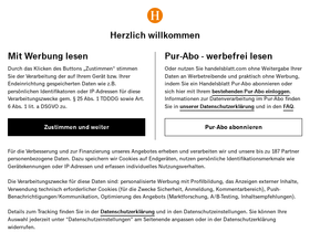 'handelsblatt.com' screenshot