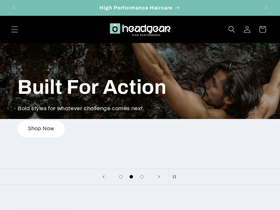 head-gear.com.au homepage screenshot
