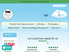 bonesandrattles.com homepage screenshot