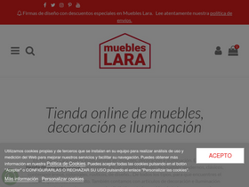 'muebles-lara.es' screenshot