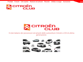 'citroen-club.it' screenshot