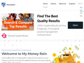 'mymoneyrain.com' screenshot