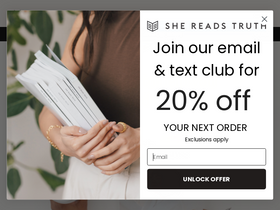 'shereadstruth.com' screenshot