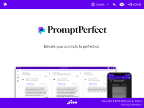 PromptPerfect - PromptPerfect-专业的提示词优化工具，一站式开发、优化、调试和部署提示词