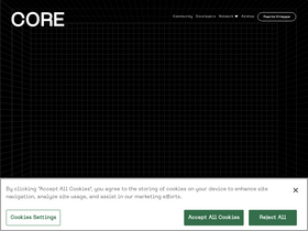 'coredao.org' screenshot
