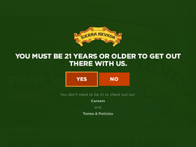 'sierranevada.com' screenshot