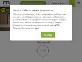 'memora.es' screenshot