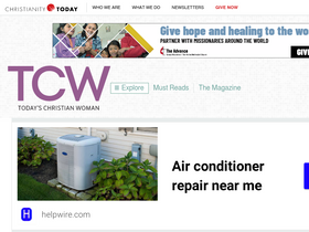 'todayschristianwoman.com' screenshot