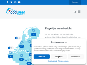'noodweer.be' screenshot