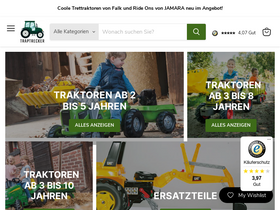 Traptrecker homepage screenshot