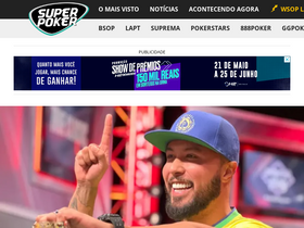 'superpoker.com.br' screenshot