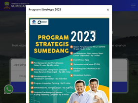 'desamargamukti.sumedangkab.go.id' screenshot