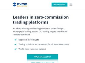 'fxcm.com' screenshot