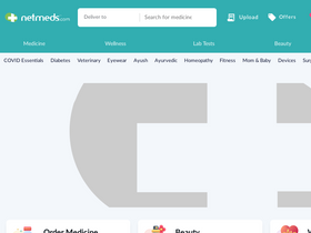 'netmeds.com' screenshot