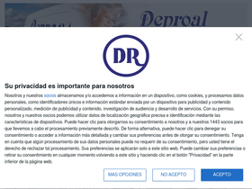 'diariodelaribera.net' screenshot