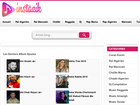 'instazik.com' screenshot