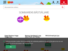 'lekia.se' screenshot