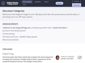 'originaltrilogy.com' screenshot