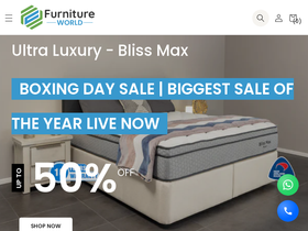 Furniture World Auckland website screenshot