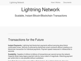 'lightning.network' screenshot