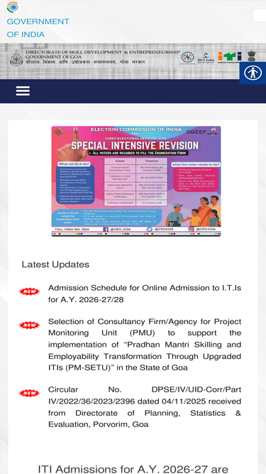 dsde.goa.gov.in Traffic Analytics, Ranking & Audience [February 2026 ...