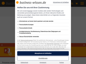 'business-wissen.de' screenshot