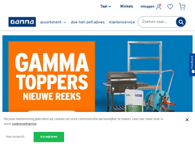 'gamma.be' screenshot