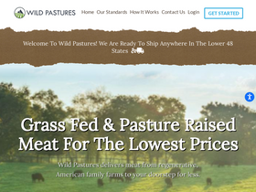 'wildpastures.com' screenshot