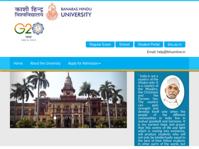 'bhuonline.in' screenshot