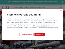 'actionshop.cz' screenshot
