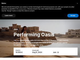 'youngarchitectscompetitions.com' screenshot