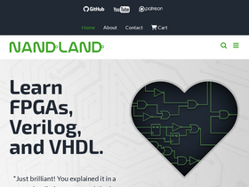 'nandland.com' screenshot