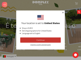 Domplex homepage screenshot