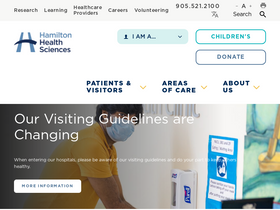 'hhsc.ca' screenshot