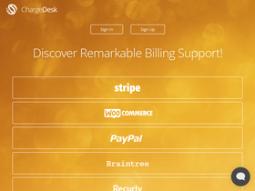 'chargedesk.com' screenshot