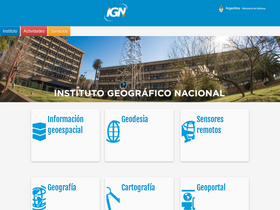 'ign.gob.ar' screenshot