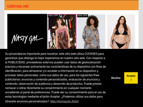 'cabinas.net' screenshot