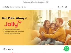 jollysg.com homepage screenshot
