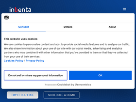 'inbenta.com' screenshot