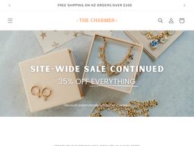 shopthecharmer.com homepage screenshot
