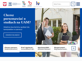 'amu.edu.pl' screenshot