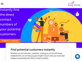 'easyleadz.com' screenshot