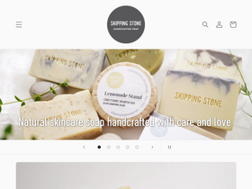 skippingstonesoap.com homepage screenshot