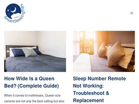 'smartsleepingtips.com' screenshot