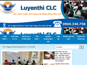 'luyenthiclc.edu.vn' screenshot