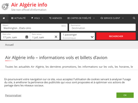 'airalgerie.info' screenshot