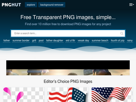 'pnghut.com' screenshot