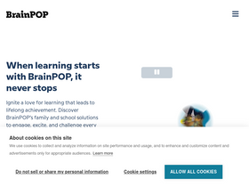 'brainpop.com' screenshot