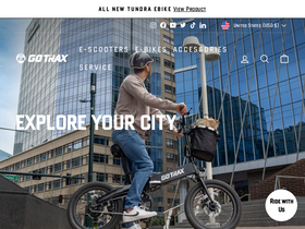 'gotrax.com' screenshot